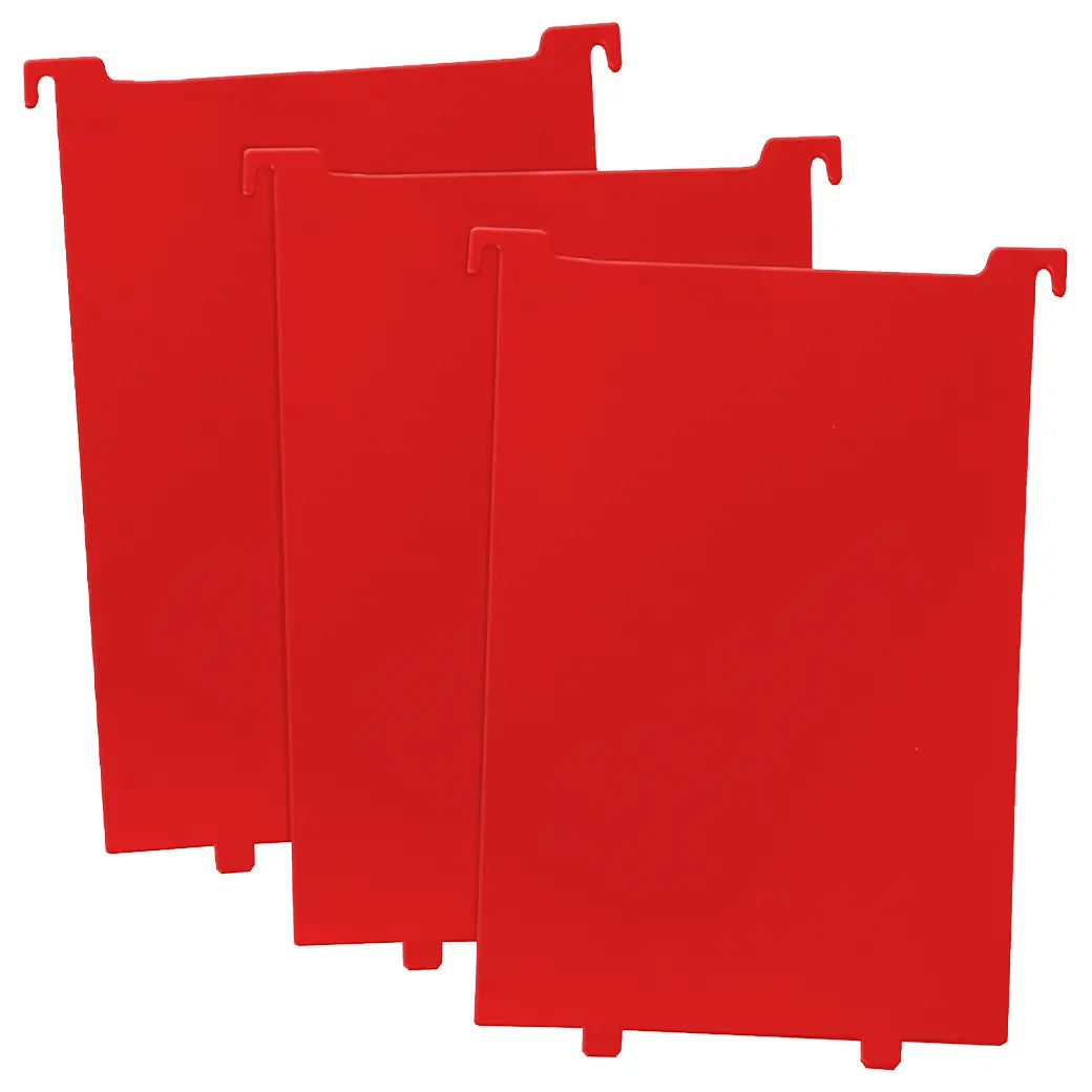 BCW Comic Book Bin Partitions Red | Comic book storage supplies Australia