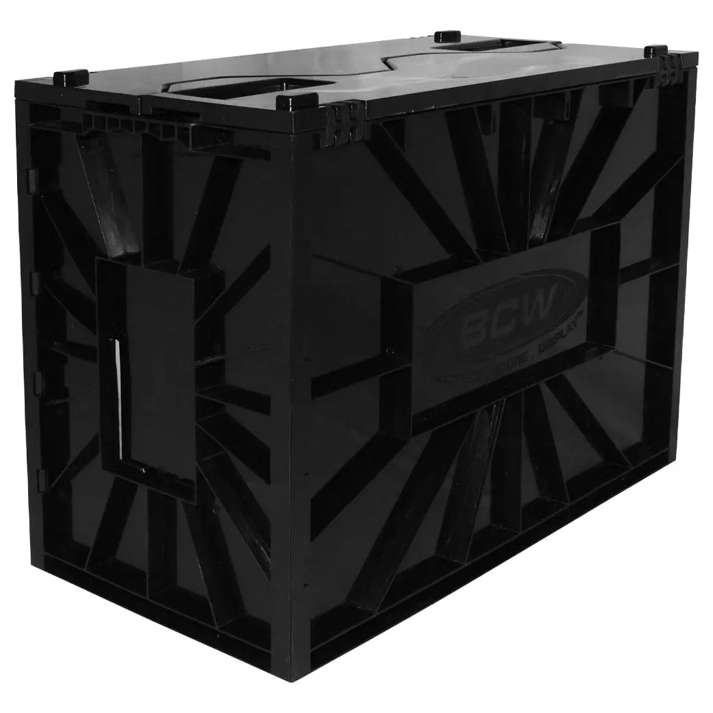 BCW Short Comic Book Bin Black | Comic book storage supplies Australia