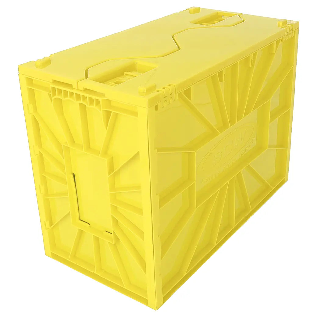 BCW Short Comic Book Bin Yellow | Comic book storage supplies Australia