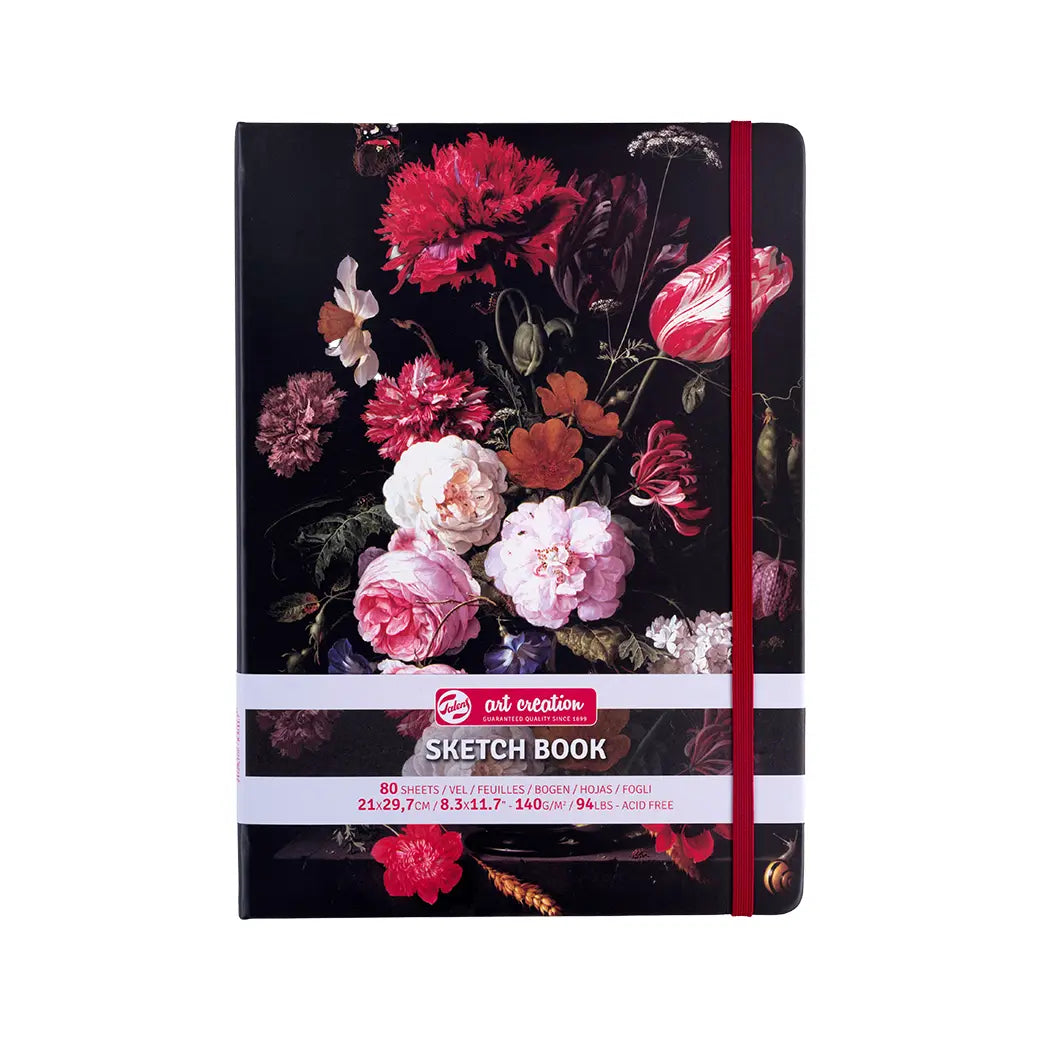 Talens Art Creation 21x29.7cm 140gsm Sketchbook Flowers | Illustration & drawing art supplies Australia