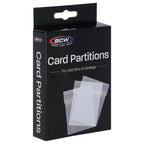 BCW Card Partitions Translucent |  | Trading card storage supplies Australia