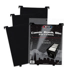 BCW Comic Book Bin Partitions Black | Comic book storage supplies Australia