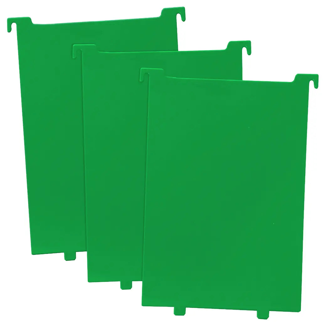 BCW Comic Book Bin Partitions Green | Comic book storage supplies Australia