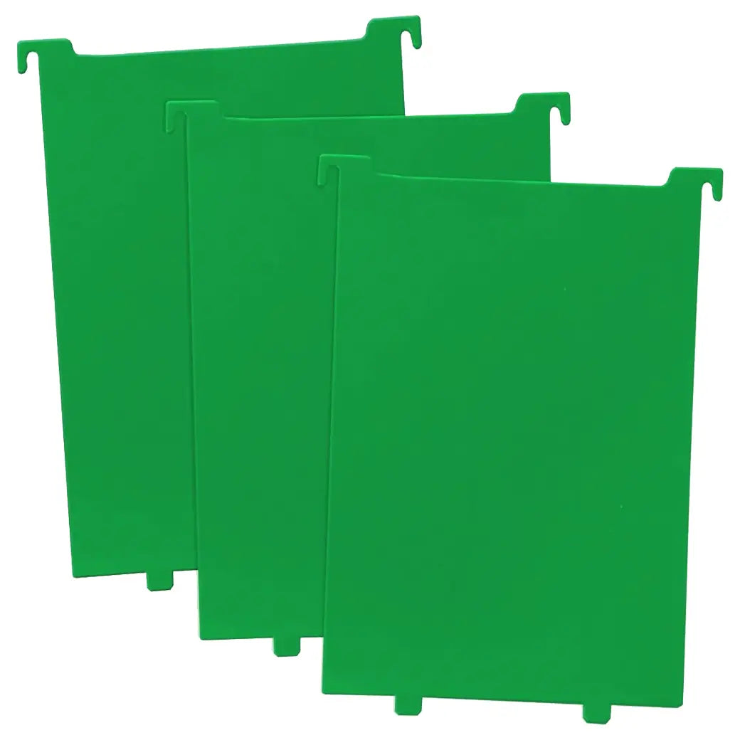 BCW Comic Book Bin Partitions Green | Comic book storage supplies Australia
