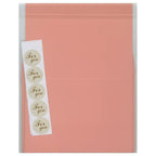 Blank Cards & Envelopes - Peach Pink | Cardmaking craft supplies Australia