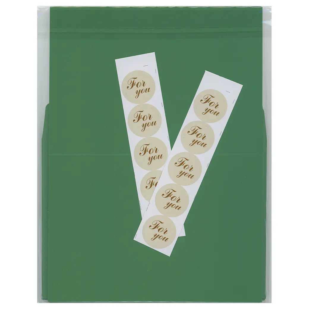 Blank Cards & Envelopes - Pine Green | Cardmaking craft supplies Australia