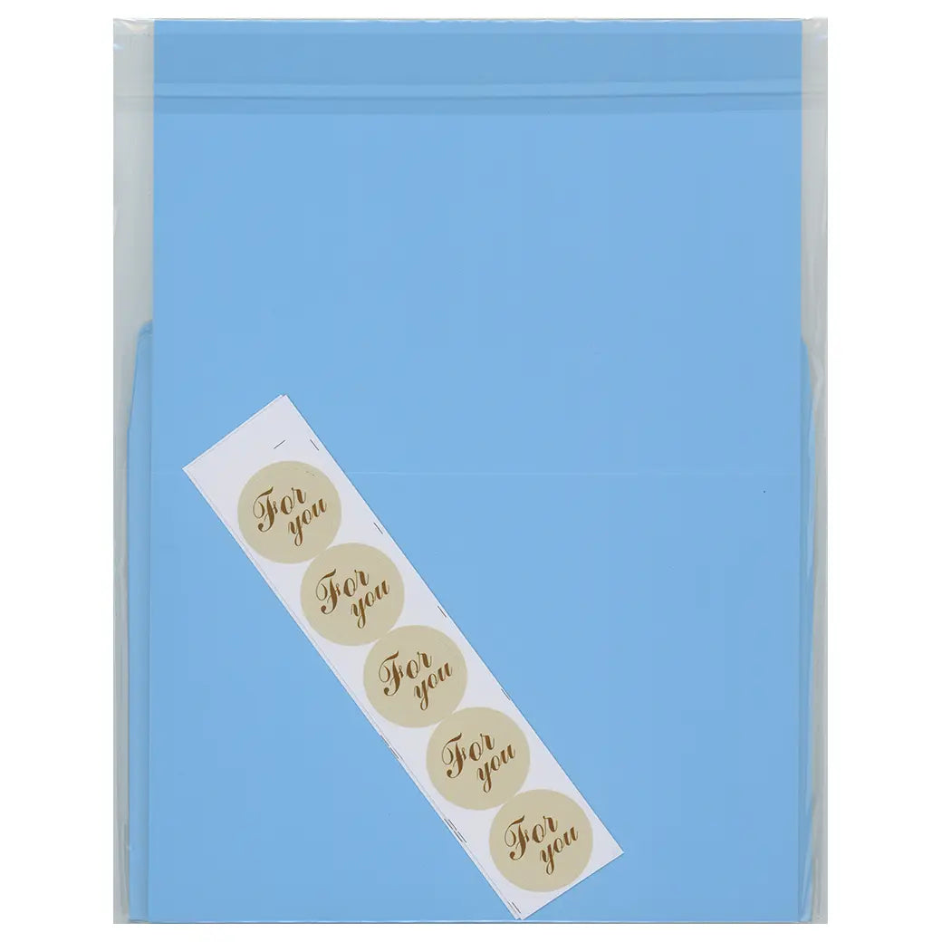 Blank Cards & Envelopes - Sky Blue | Cardmaking craft supplies Australia