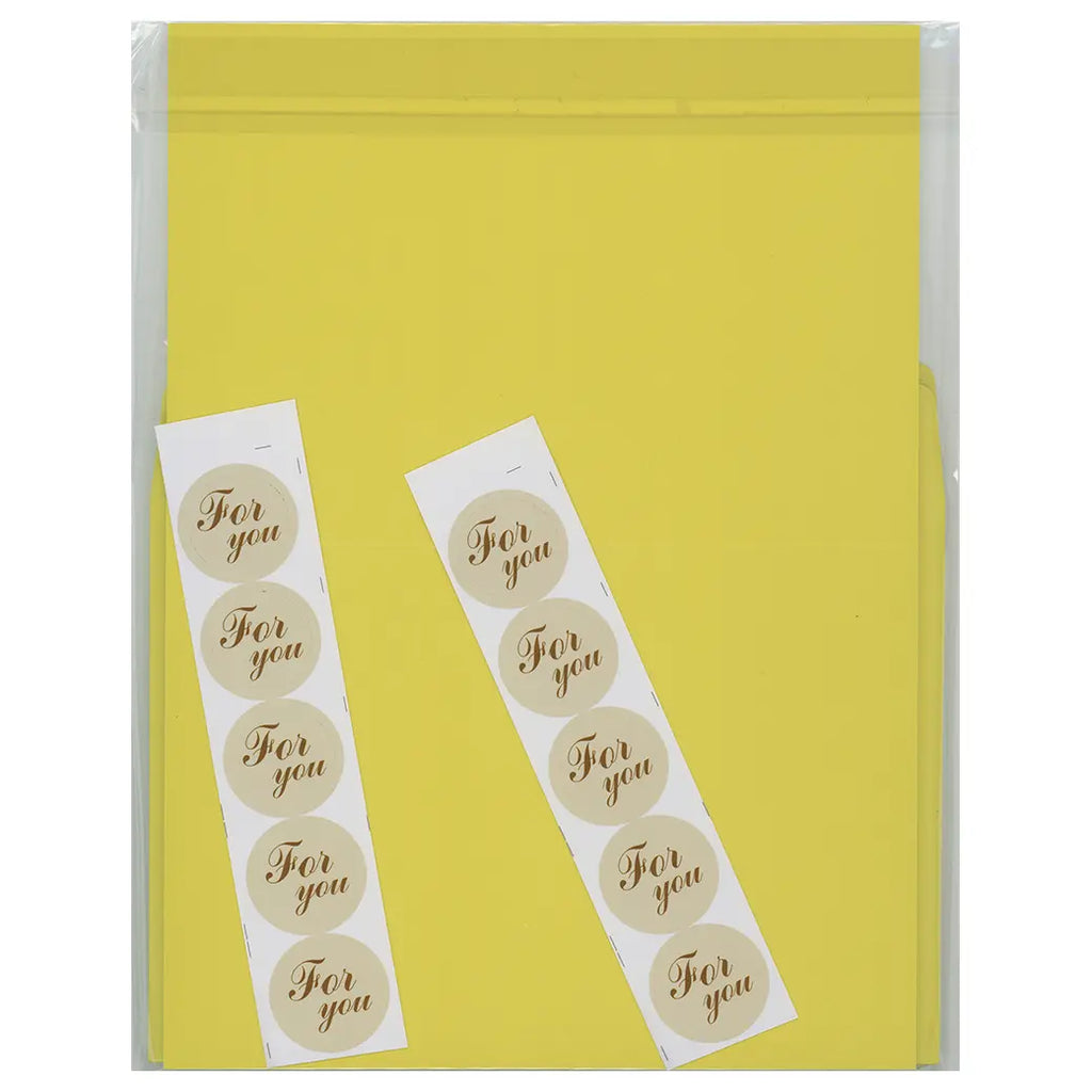 Blank Cards & Envelopes - Yellow | Cardmaking craft supplies Australia