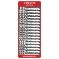 Doodey Peel-Off Outline Stickers - Anniversary / Numbers