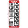 Doodey Peel-Off Outline Stickers - Birthday / Numbers