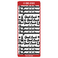 Doodey Peel-Off Outline Stickers - Congratulations / Good Luck