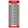 Doodey Peel-Off Outline Stickers - Happy Birthday (Curve)