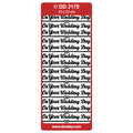 Doodey Peel-Off Outline Stickers - On Your Wedding Day