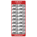 Doodey Peel-Off Outline Stickers - With Sympathy