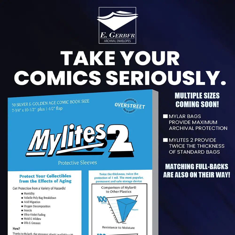 E. Gerber | BCW comic book storage supplies Australia - Hendog's Stuff
