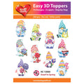 Hearty Crafts Easy 3D Toppers - Dwarf in Spring | Cardmaking craft supplies Australia