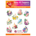Hearty Crafts Easy 3D Toppers - Easter Candles 2 | Cardmaking craft supplies Australia