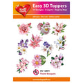 Hearty Crafts Easy 3D Toppers - Flower Bouquets | Cardmaking craft supplies Australia