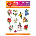 Hearty Crafts Easy 3D Toppers - Meadow Flowers | Cardmaking craft supplies Australia