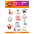Hearty Crafts Easy 3D Toppers - Newborn | Cardmaking craft supplies Australia