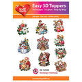 Hearty Crafts Easy 3D Toppers - Nostalgic Christmas | Cardmaking craft supplies Australia