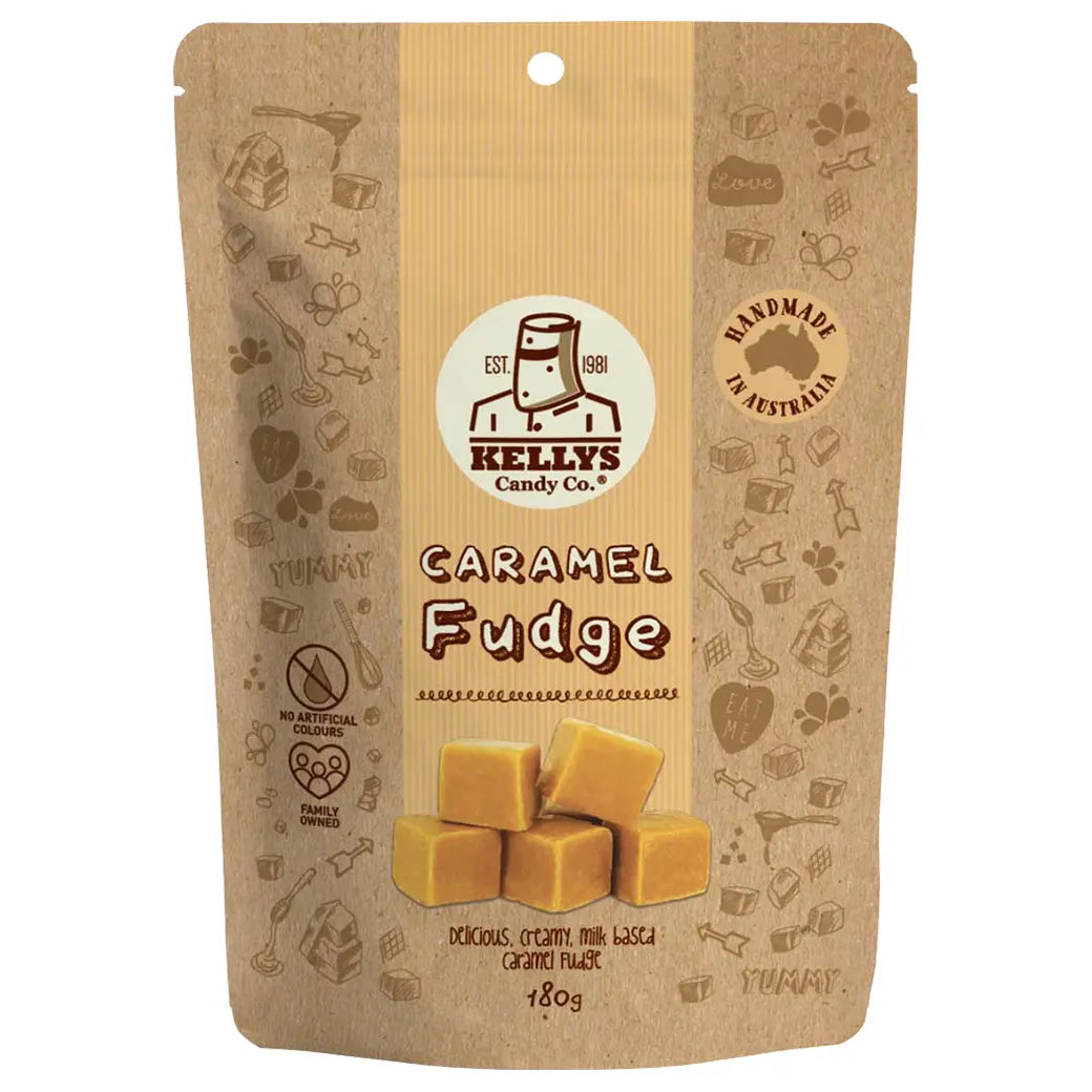Kellys Candy Co. Caramel Fudge | Australian made confectionery