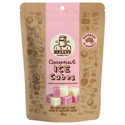 Kellys Candy Co. Coconut Ice Cubes | Australian made confectionery