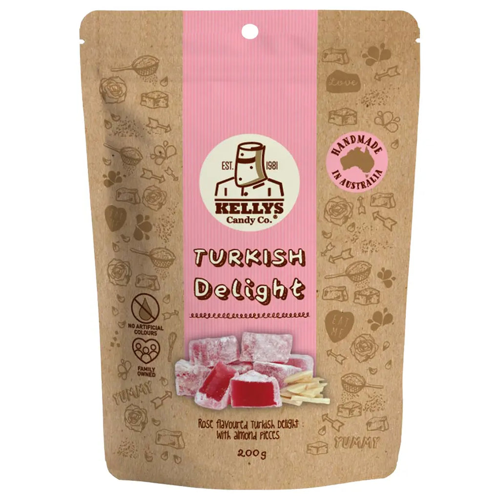 Kellys Candy Co. Turkish Delight | Australian made confectionery
