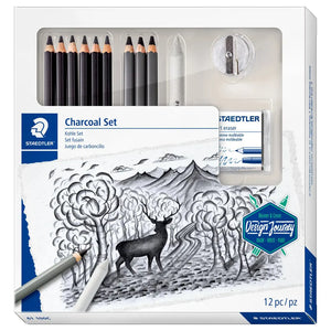 STAEDTLER Design Journey Mixed Lumograph Charcoal Set | Illustration & drawing art supplies Australia