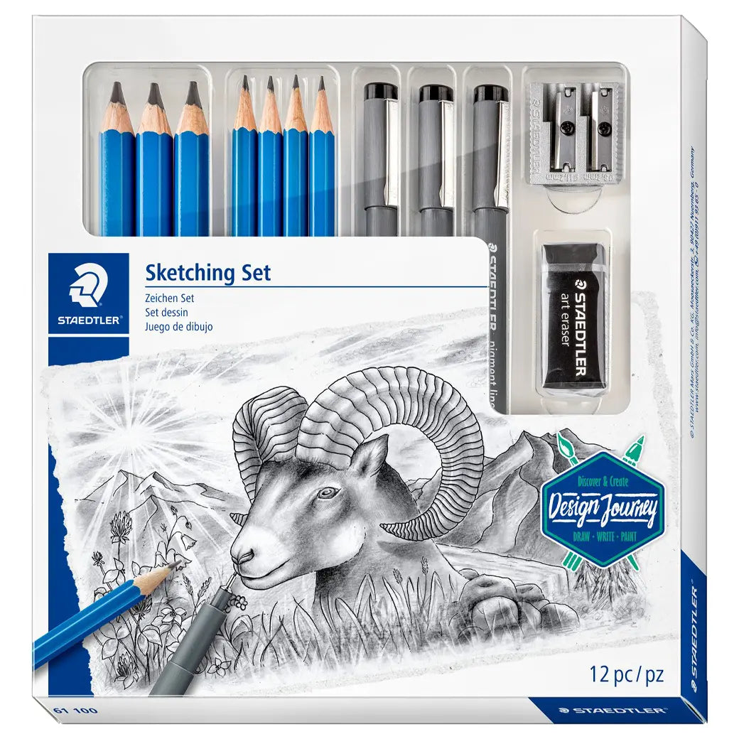STAEDTLER Design Journey Mixed Lumograph Set | Illustration & drawing art supplies Australia