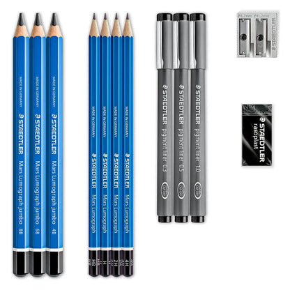 STAEDTLER Design Journey Mixed Lumograph Set | Illustration & drawing art supplies Australia