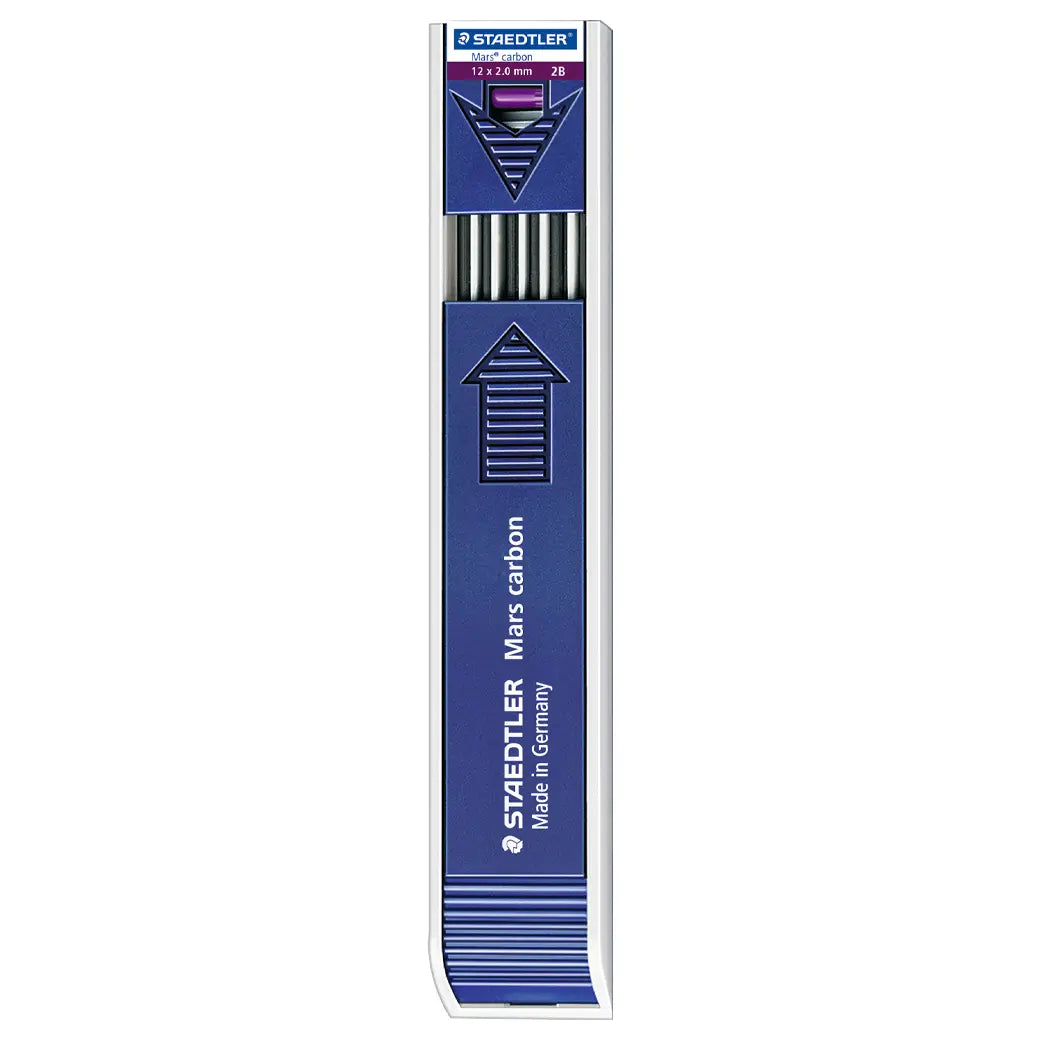 STAEDTLER Mars 2mm Carbon Leads 2B | Illustration & drawing art supplies Australia