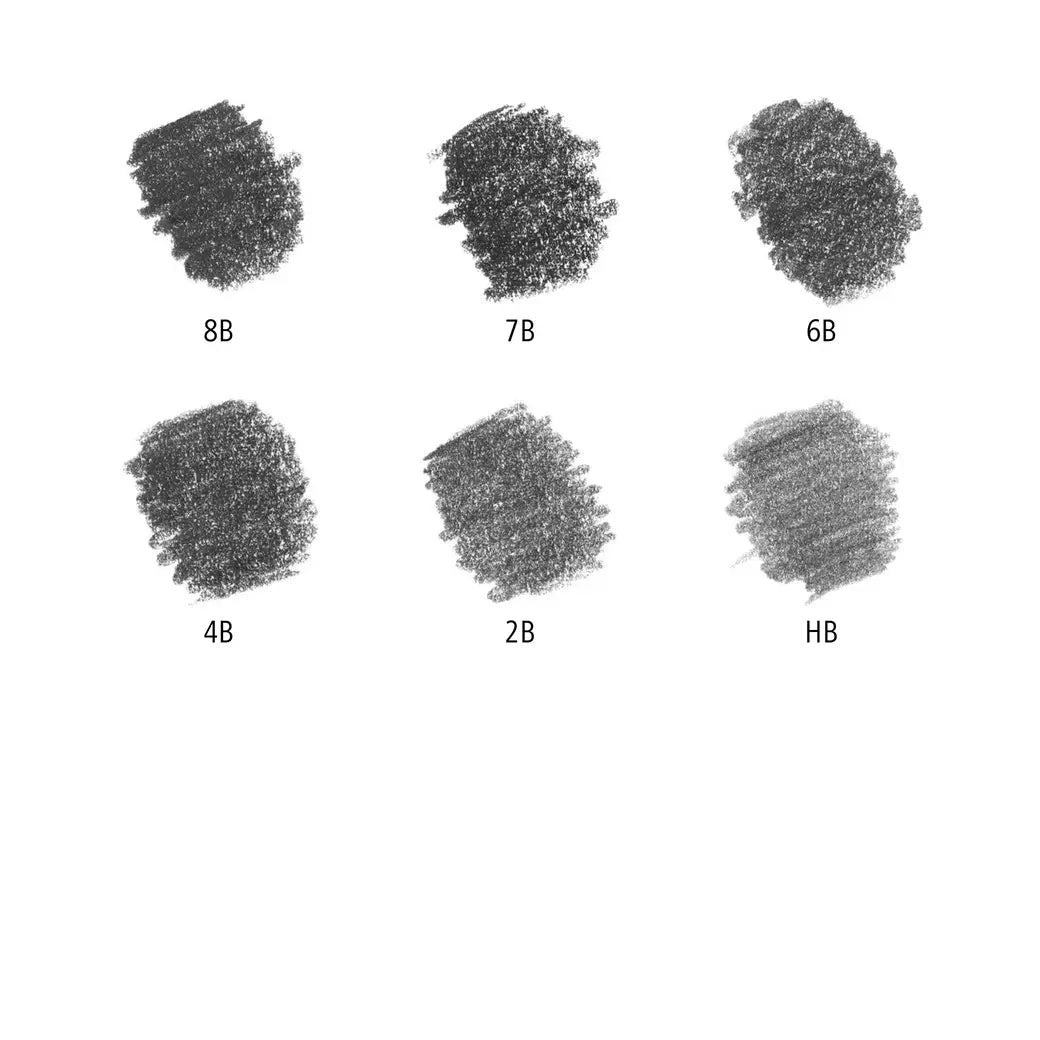 STAEDTLER Mars Lumograph 6 Degrees Set | Illustration & drawing art supplies Australia