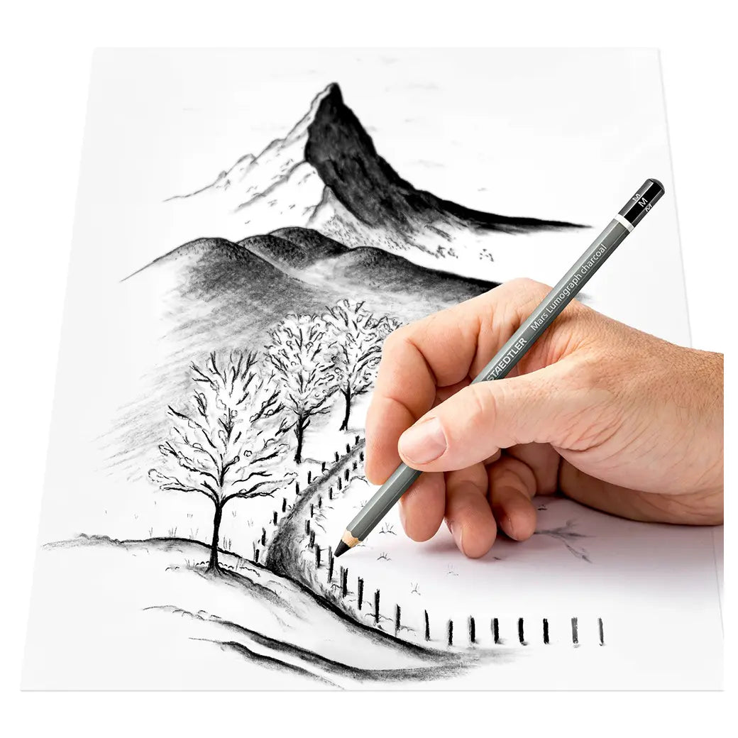 STAEDTLER Mars Lumograph Charcoal Set | Illustration & drawing art supplies Australia