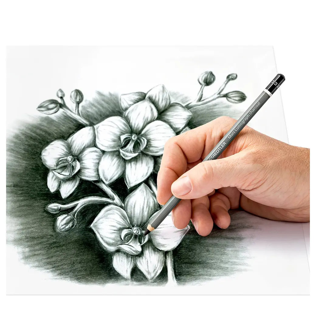 STAEDTLER Mars Lumograph Charcoal Set | Illustration & drawing art supplies Australia