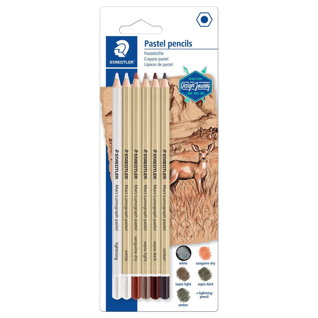 STAEDTLER Mars Lumograph Pastel Set | Illustration & drawing art supplies Australia