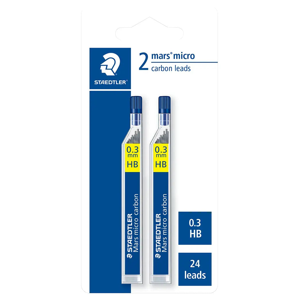 STAEDTLER Mars Micro Carbon Leads 0.3mm HB | Illustration & drawing art supplies Australia