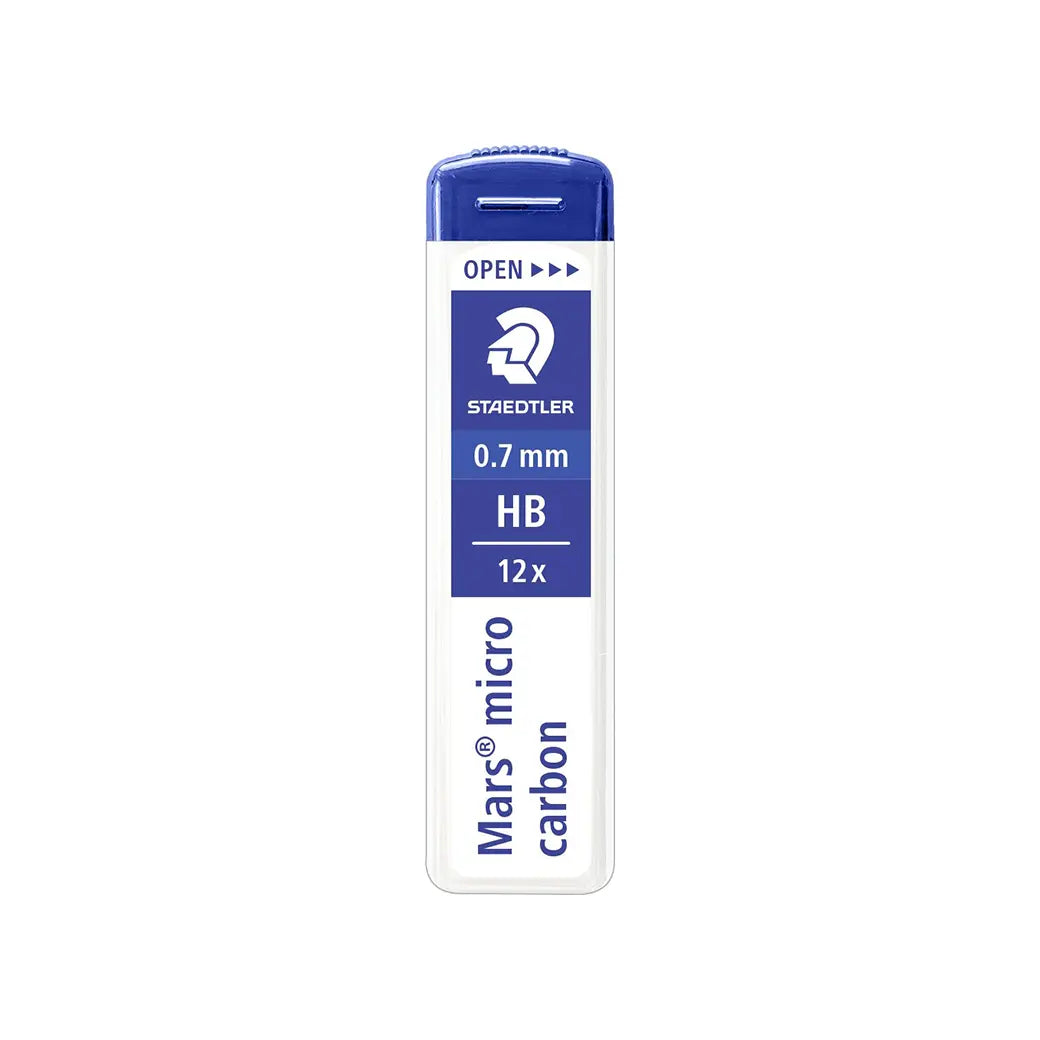 STAEDTLER Mars Micro Carbon Leads 0.7mm HB | Illustration & drawing art supplies Australia