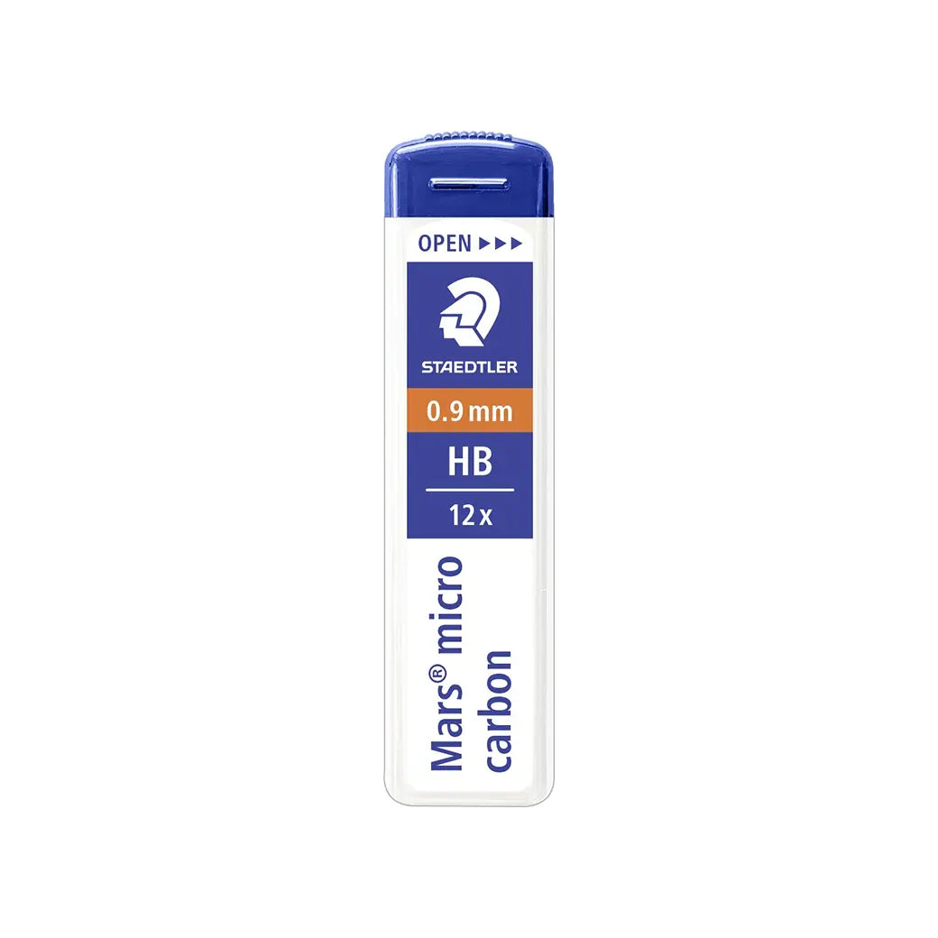 STAEDTLER Mars Micro Carbon Leads 0.9mm HB | Illustration & drawing art supplies Australia