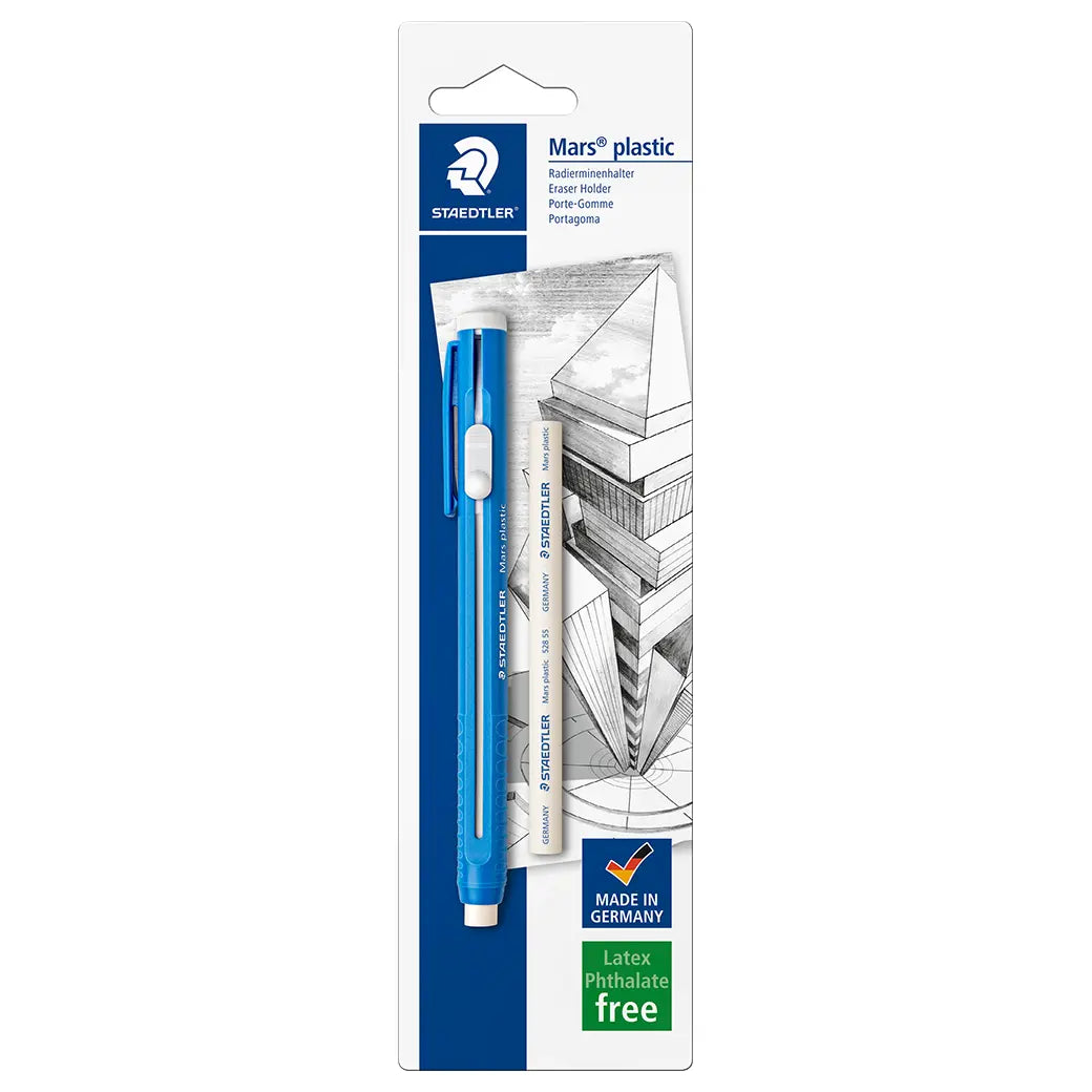 STAEDTLER Mars Plastic Eraser Holder with Refill | Illustration & drawing art supplies Australia