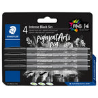 STAEDTLER Pigment Arts Intense Black Set | Illustration & drawing art supplies Australia