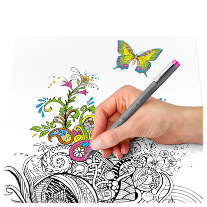 STAEDTLER Pigment Liner 0.5mm Set 1 | Illustration & drawing art supplies Australia