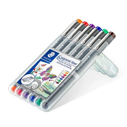 STAEDTLER Pigment Liner 0.5mm Set 2 | Illustration & drawing art supplies Australia
