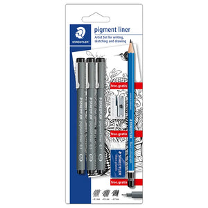 STAEDTLER Pigment Liner Artist Set | Illustration & drawing art supplies Australia