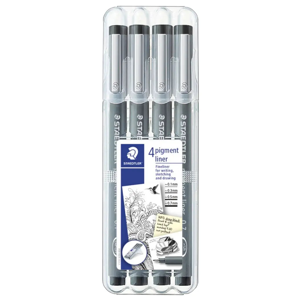 STAEDTLER Pigment Liner Set | Illustration & drawing art supplies Australia