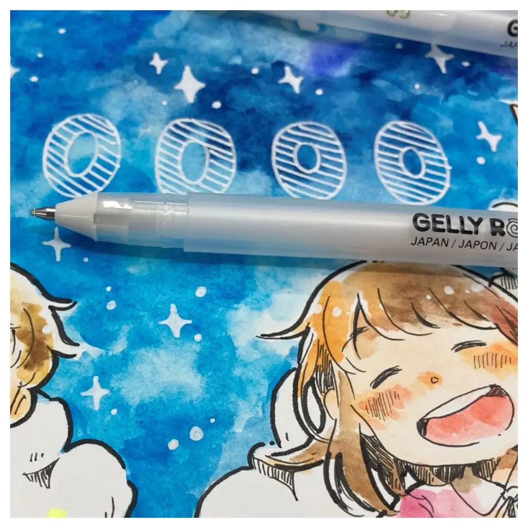 Sakura Gelly Roll White Pen Set | Illustration & drawing art supplies Australia
