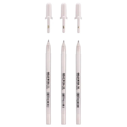 Sakura Gelly Roll White Pen Set | Illustration & drawing art supplies Australia