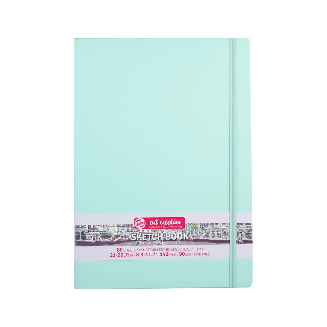 Talens Art Creation 21x29.7cm 140gsm Sketchbook Fresh Green | Illustration & drawing art supplies Australia