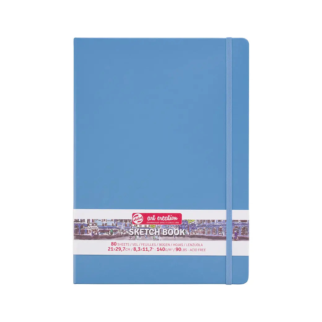 Talens Art Creation 21x29.7cm 140gsm Sketchbook Lake Blue | Illustration & drawing art supplies Australia