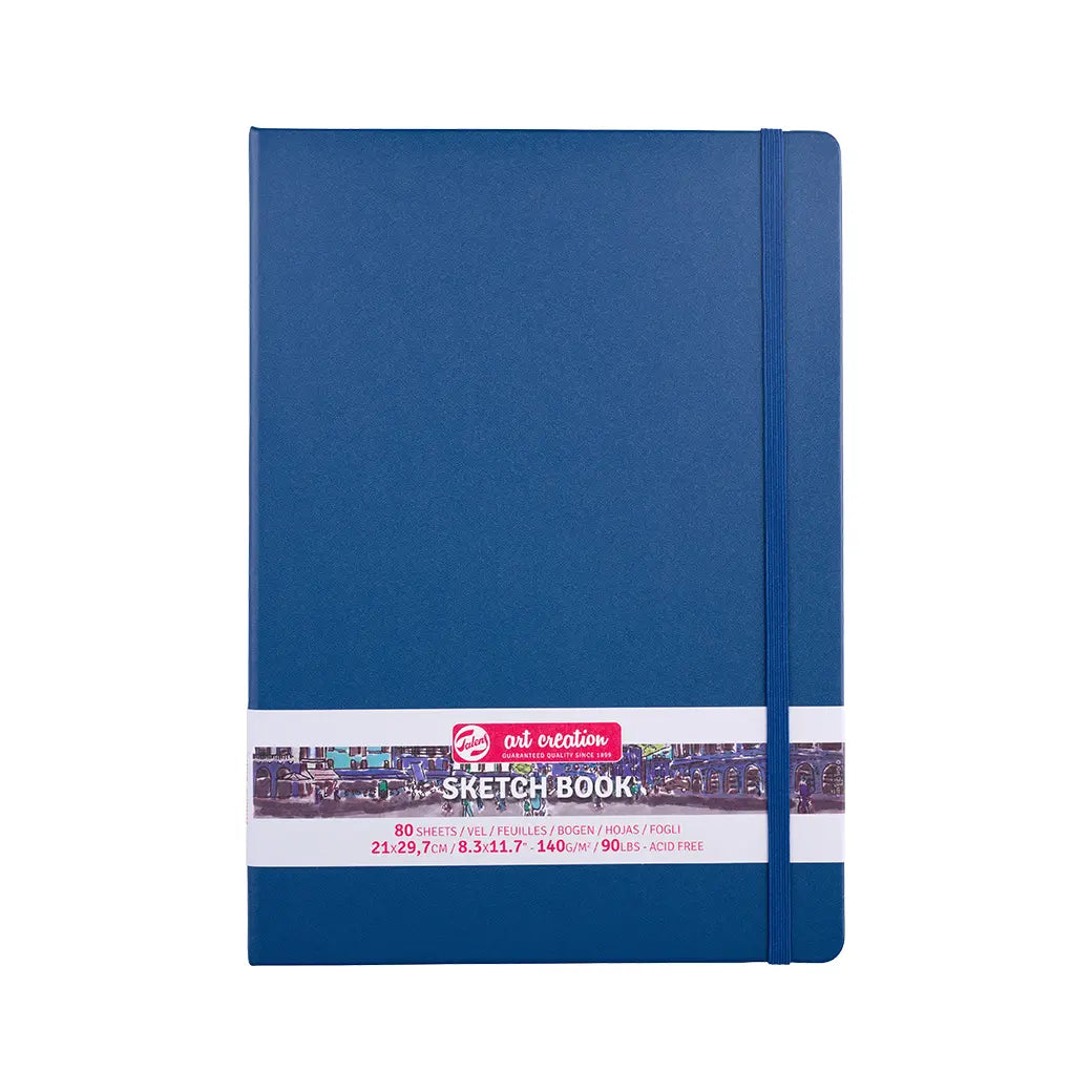 Talens Art Creation 21x29.7cm 140gsm Sketchbook Navy Blue | Illustration & drawing art supplies Australia